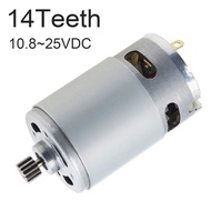 RS550 DC Motor 10.8-25V 25000RPM Electric Saw Micro Motor for DIY Electric Tools with 8.2mm 14Teeth 