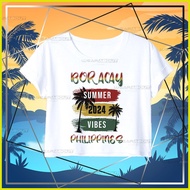 ❡ ☬ ✼ Boracay Shirt I Boracay crop top shirt  for teens and adults I Boracay Tshirt I summer shirt
