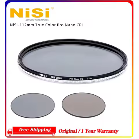 NiSi True Color Pro Nano CPL 112mm Polarizer for Nikon Z14-24 f2.8 S Zero Color Cast Rotatable CPL F