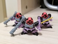 高達 扭蛋 Gundam next 大魔 三隻 原色 黑色三連星 Dom 非 fw mse gundam dash forte hg mg rg