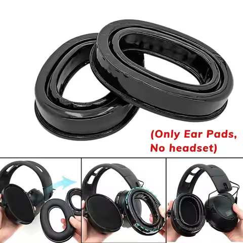 Tactical Headset Earmuffs Gel Ear Pad for 3M Peltor Sport Tactical Hearing Protection Headset Huntin