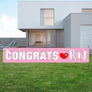 Tahniah RN Banner Besar, Tahniah Jururawat BSN NP Grad Papan Tanda Luar Ruangan, Bekalan Hiasan Part