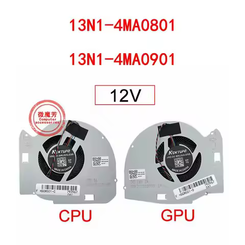 New Laptop cpu cooling fan For ASUS ROG Zephyrus M GM501 GM501G GM501GS GM501GM GU501G GU501GM GU501