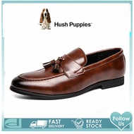 Hush_Puppies รองเท้าผู้ชาย รุ่น สีดำ รองเท้าหนังแท้ รองเท้าทางการ รองเท้าแบบสวม รองเท้าแต่งงาน รองเท้าหนังผู้ชาย