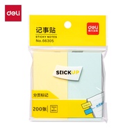 Deli 66305 Post-it Notes Color Post-it Notes Classification Index Square Post-it Notes 2 76*38