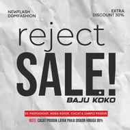 DGM Kemeja Koko Pria Rejected Sale / Defect Sale