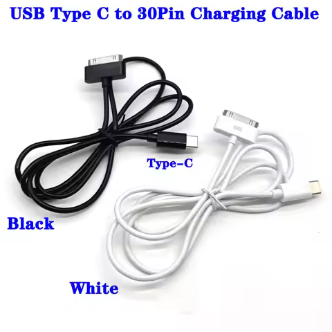30Pin To USB C Charging Data Cable for IPhone 4 4S 3GS IPad 3 2 1 IPod USBC Type C To 30 Pin Adapter