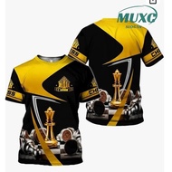 【Free Custom Name & Number】【DIY Custom Name】Personalized name chess 3D full-color shirt, customized 