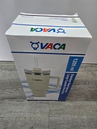 VACA 1200ml 不鏽鋼真空大容量吸管杯