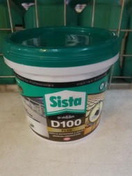 อะคริลิค D100 ยี่ห้อ Sista กันน้ำรั่วซึม 100% สีขาว