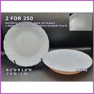 ✹ ∈ ❐ Assorted Arcopal Plates - Made in France