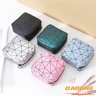 【Hot sale】Daphne Sanitary Napkin Bag Travel Convenient Portable Pad Pouch Bags Rhombus Pattern Multi