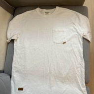 Persevere white 竹節棉 pocket T shirt size L goopimade nike adidas