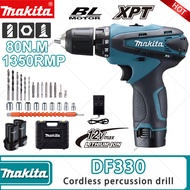 Makita DF330 Electric Drill 12V Cordless Electric Drill Lithium Battery Industrial Grade Hand Electr