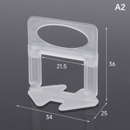 100pcs Ceramic Tile Leveling System Clips Spacers Laying Clips For Tile Laying Floor Wall Constructi