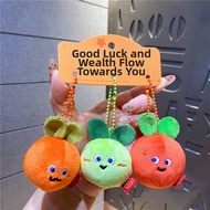 Carrot Shaped Keychain Decorations for Bags Couples and Friends Gift 3 PCS
