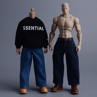 1/12 Points Wide-Leg Jeans 20cm Casual Pants 8 Points Small Thunder Body Ami 3.0