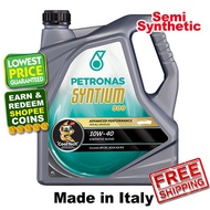 Original Petronas Syntium 800 SN/CF 10W-40 (10W40) Semi Synthetic Engine Oil 4L (Imported)