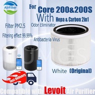 LUMOS Replacement Compatible with levoit Core 200&200S Filter Air Purifier Accessories HEPA&Active C