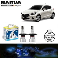 Narva Range Performance LED H4 Headlight Bulb for Mazda 2 Hatchback & Sedan (DJ) 3rd Gen