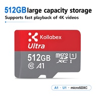 Kollabex MicroSD/Memory Card Class 10 UHS-1 untuk CCTV HP Dashcam 512GB