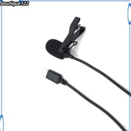 BOU Type-c Lavalier Microphone Compatible For Insta360 One X2/x3 External Hifi Recording Microphone Camera Accessories