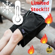 SK.Y7 Men Summer Thin Casual Sports Middle Length Pants