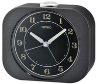นาฬิกาปลุก แบบตั้งโต๊ะขนาดเล็ก SEIKO Alarm Clock รุ่น QHE195R สีแดง QHE195K สีดำหน้าขาว  QHE195J สีดำหน้าดำ QHE195B สีน้ำตาล เข็มเดินเรียบไร้เสียงรบกวน Beep Alarm ปลุกซ้ำทุก5นาที