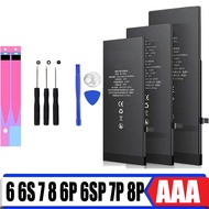 เปลี่ยนแบตเตอรี่โทรศัพท์มือถือสำหรับ หมาะสำหรับ iPhone 6S 7 8 6 Plus phone battery replacement for i