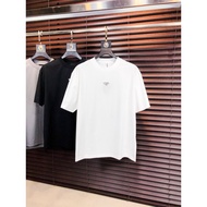 Prada PRADA2026 Slim-Fit Round Neck Short Sleeve T-shirt - Men's Sporty Autumn Wear