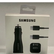 |Smart Smart Smart| SAMSUNG 25W TYPE C TO TYPE C CAR CHARGER HIGH COPY CAR SARVER/ CAR SAVER/ CAR CH