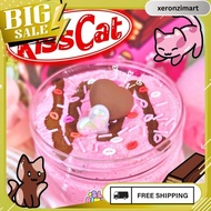 Valentine Kiss Cat Crunchy SLIME By SLIME Bintaro || CHOCOLATE Slime || Valentine's Slime || Slime C