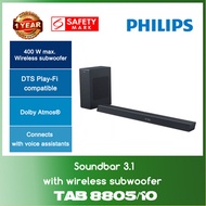 Philips Soundbar 3.1 with wireless subwoofer TAB8805/10 WITH 1 YEAR WARRANTY