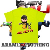 T-shirt T-shirt Ejen Ali Ejen Alicia Children's Clothing Ejen Ali Animation Film Boys Girls Clothing