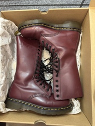 Dr martens 棗紅 boot 14窿 size 37 附原裝鞋帶