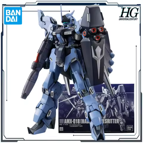 BANDAI Original HG Web-exclusive Version HADES TODESRITTER 1/144 Anime Assembly Model Toys Gift for 