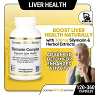 California Gold Nutrition, Silymarin Complex Milk Thistle Extract Plus, Liver Health 300 mg, 120 -36