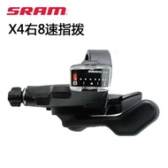 Sram X3 X4 จักรยานเสือภูเขาด้านหลัง Derailleur 7 8 ความเร็วขายาวด้านหลัง Shift Lever 21 24 Speed Ind