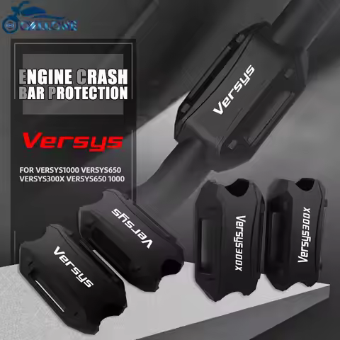 Engine Crash bar Protection Bumper Decorative Guard Bloc For KAWASAKI VERSYS1000 VERSYS650 VERSYS300
