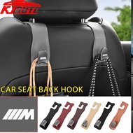 Car Seat Headrest Hook Universal Hidden Car Leather Metal Hanging Hooks Interior Seat Back Hanger Ho