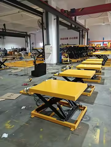 1000kg Fixed Hydraulic Scissor Lift Table With CE