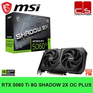 MSI GeForce RTX 5060 Ti 8G SHADOW 2X OC PLUS GDDR7 GRAPHIC CARD