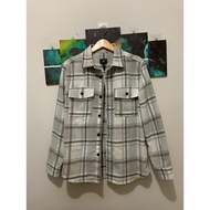 [JUAL RUGI] HNM TWILL OVERSHIRT FLANNEL JACKET