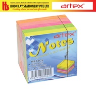 Artex Notes 50x50mm - 400sheets per pad with 5 colours (N922C5)