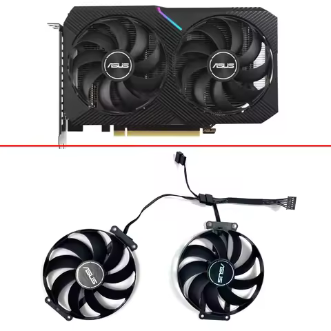 NEW 87mm T129215SU 12V 0.5A 6Pin Dual RTX3060 3060 Ti Graphic Card Cooler Fans For ASUS GeForce RTX 