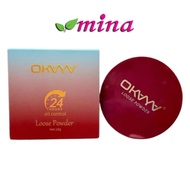 OKAYA Loose Powder 20gm Oil Control White Translucent Soft Pink Setting Bedak Muka