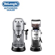DeLonghi Dedica Pump Espresso + Coffee Grinder (EC685.M + KG521.M)