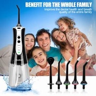 ZuuKoo Cordless Water Flosser Teeth Cleaner Portable Travel & Home 5 Jet Tips