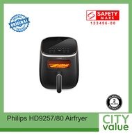 Philips HD9257/80 Airfryer. 5.6L Capacity with Digital Window and Rapid Air Technology. Safety Mark Approved. 2 Year Warranty.