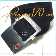 Jumbo canvas belt 170 cm Buckle belt BIG size 170 cm